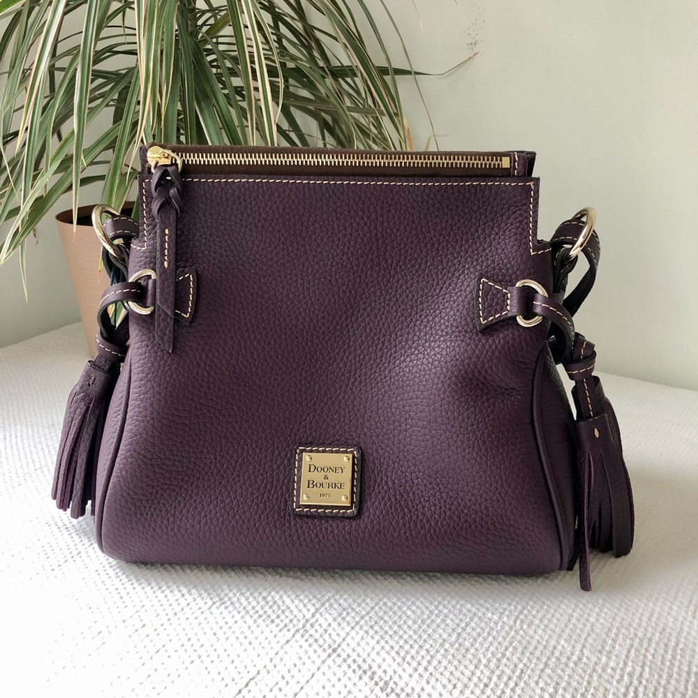 Plum, brand new, Dooney & Bourke purse